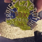 The Cardiff 10k medal